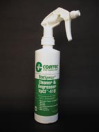 Cortec VpCI-416 | EcoClean Cleaner  Inhibitor Spray | 12x16 oz VCI-416-SPRAY, corrosion, rust, corrosion inhibitor, corrosion control, rust inhibitor, rust remover, rust control, cortec, vpci, ecorr, rust protection, corrosion protection, rust prevention, corrosion prevention